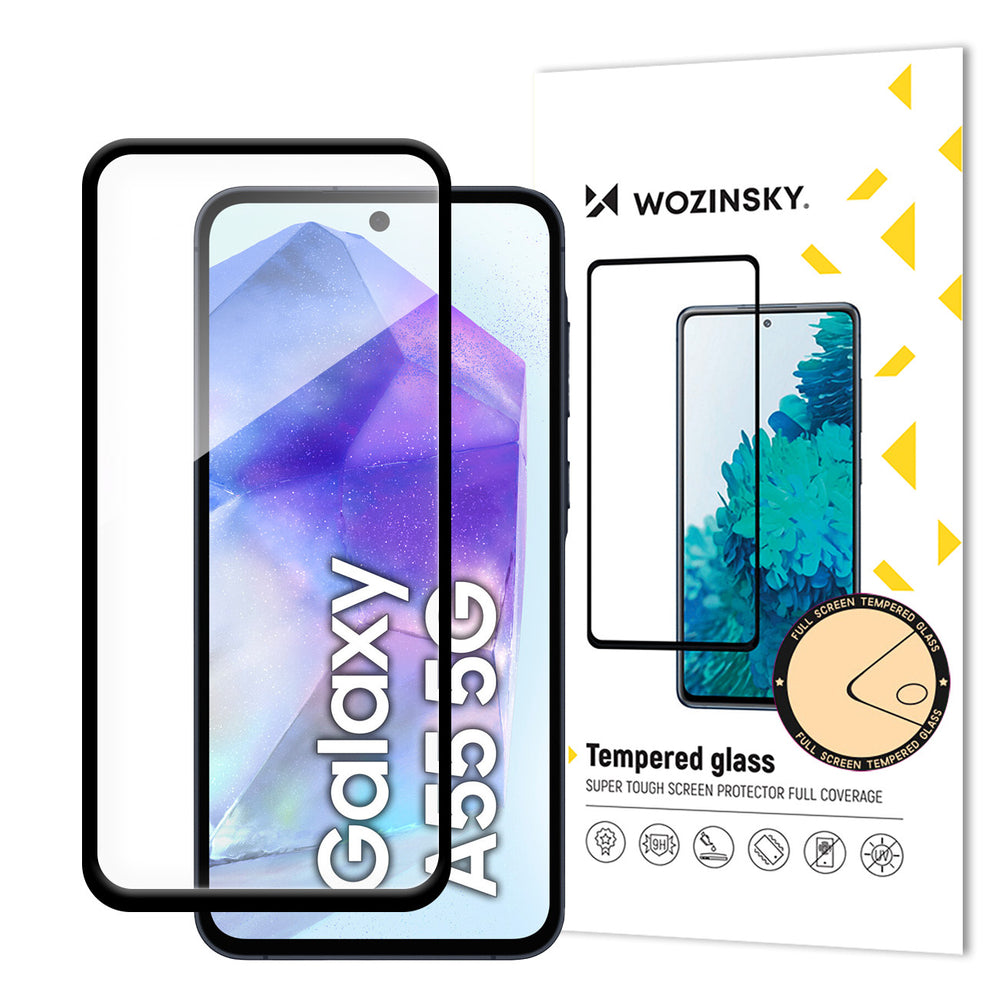 Wozinsky Super Durable Full Glue Tempered Glass til Samsung Galaxy A56 / A36 Full Screen