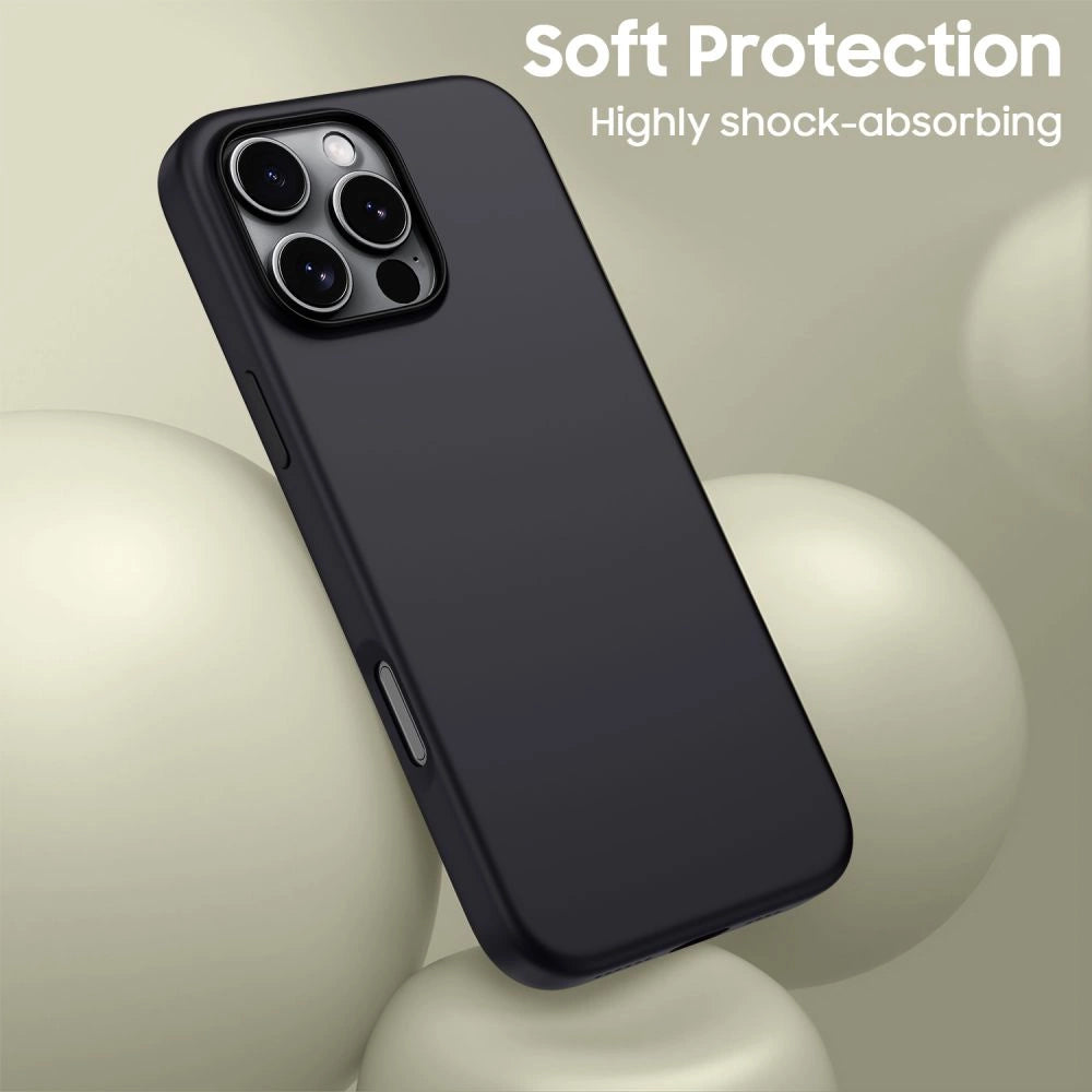 Tech-Protect Silicone MagSafe Case til iPhone 16 Pro Max - sort