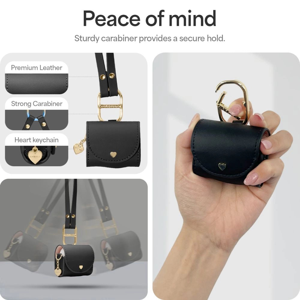 Spigen Cyrill Mini Bag til AirPods 4 - sort