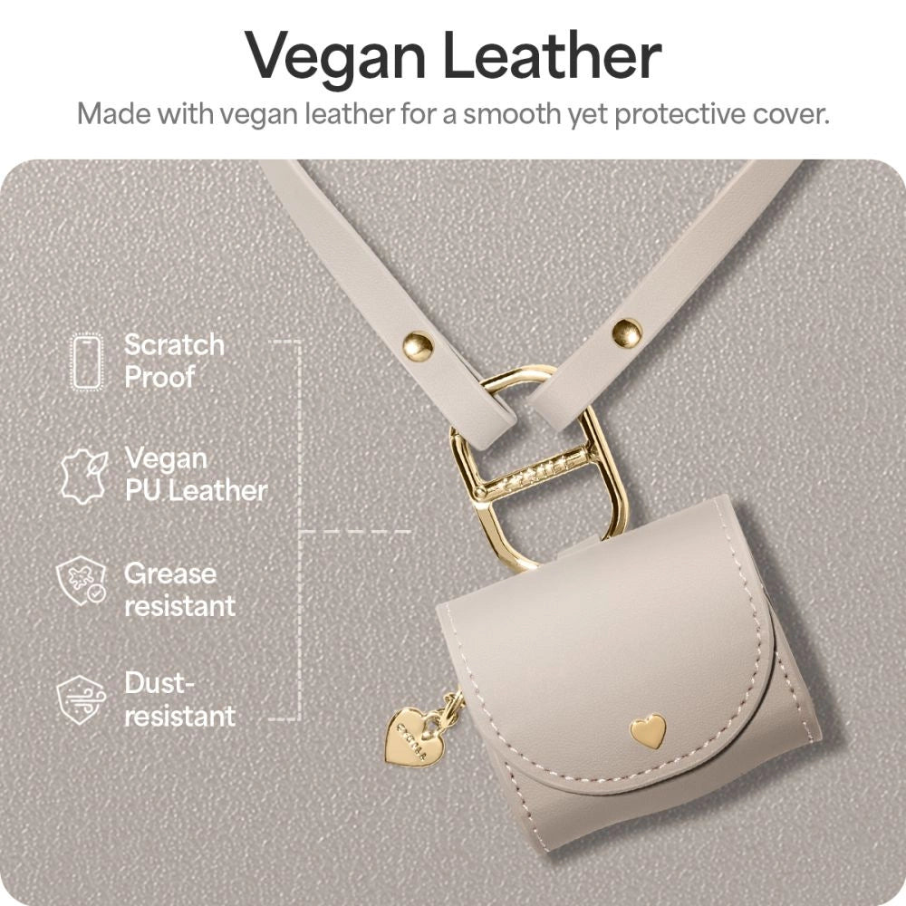 Spigen Cyrill Mini Bag til AirPods 4 - Beige