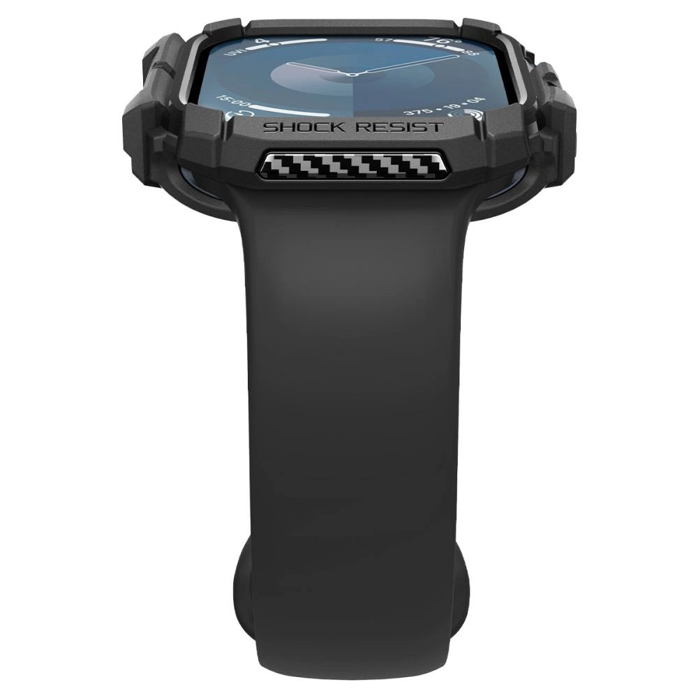 Spigen Rugged Armor Case til Apple Watch 10 46 mm - sort