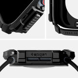 Spigen Rugged Armor Case til Apple Watch 10 46 mm - sort