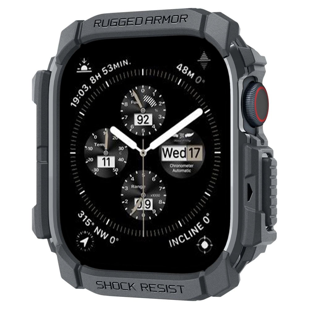 Spigen Rugged Armor Case til Apple Watch 10 46mm - Grå