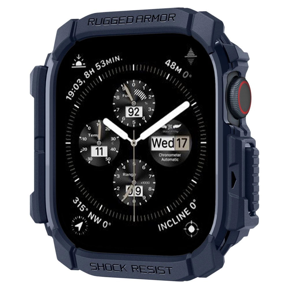 Spigen Rugged Armor Case til Apple Watch 10 46mm - Navy Blue