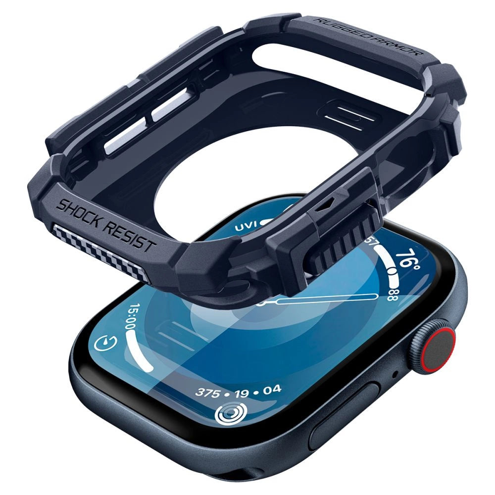 Spigen Rugged Armor Case til Apple Watch 10 46mm - Navy Blue