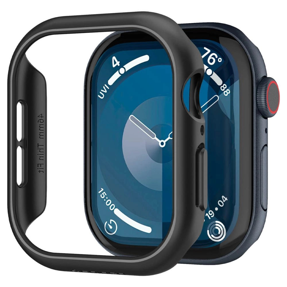 Spigen Thin Fit Case til Apple Watch 10 46mm - sort