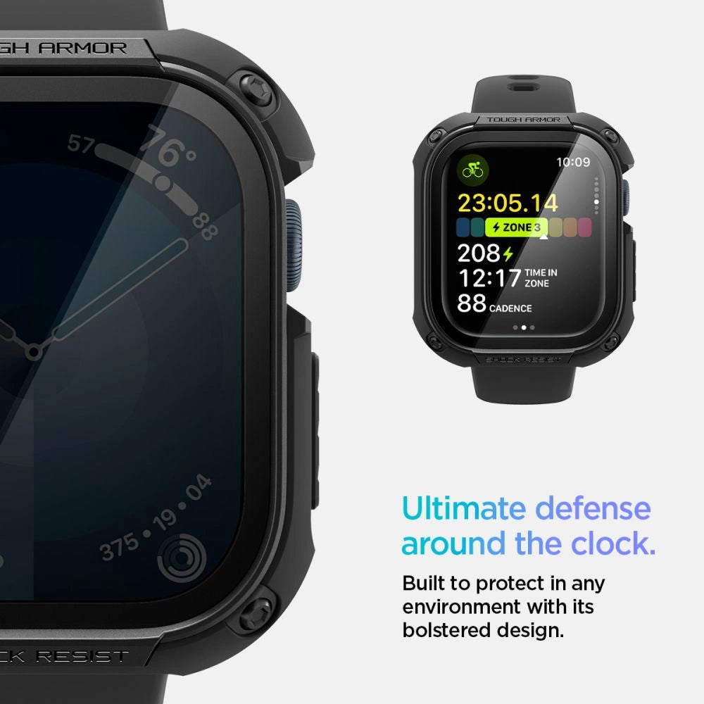 Spigen Tough Armor Case til Apple Watch 10 46 mm - sort
