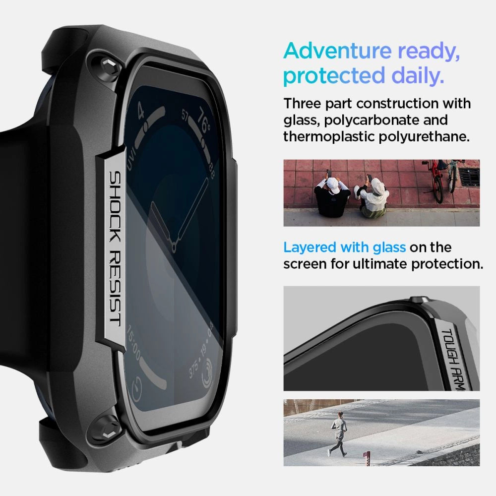 Spigen Tough Armor Case til Apple Watch 10 46 mm - sort