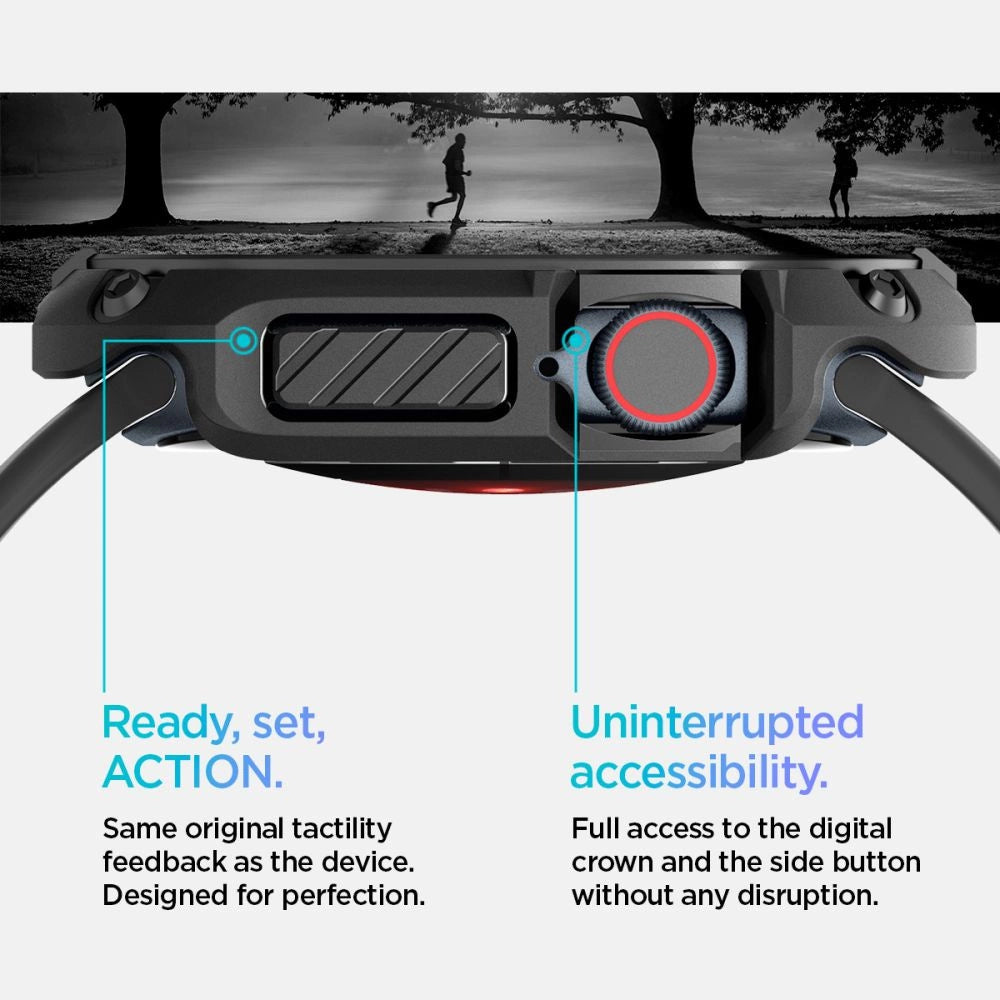 Spigen Tough Armor Case til Apple Watch 10 46 mm - sort