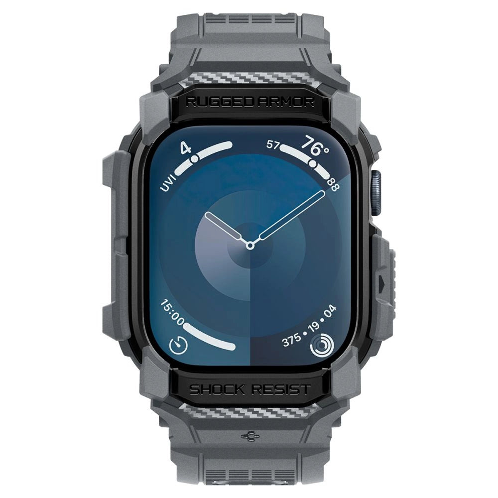 Spigen Rugged Armor Case til Apple Watch 10 46mm - Grå
