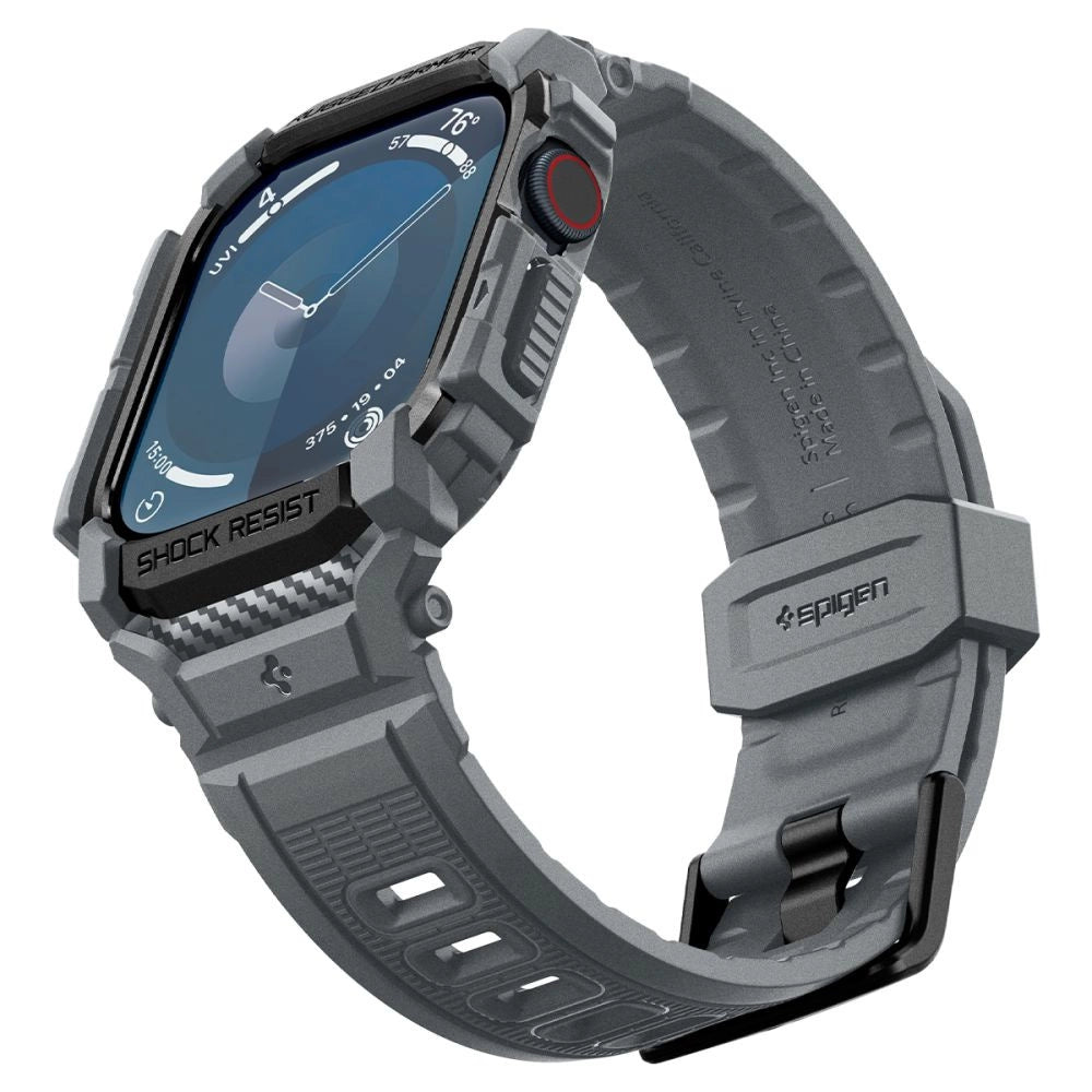 Spigen Rugged Armor Case til Apple Watch 10 46mm - Grå