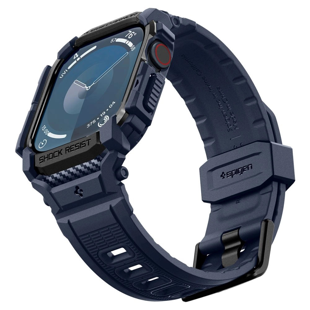 Spigen Rugged Armor "Pro" Apple Watch Strap 46mm - Blå