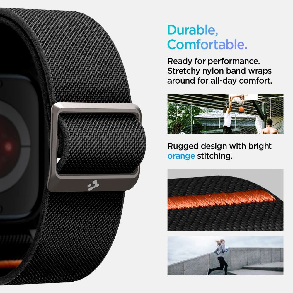 Spigen Lite Fit " PRO " rem til Apple Watch 10 46 mm - sort