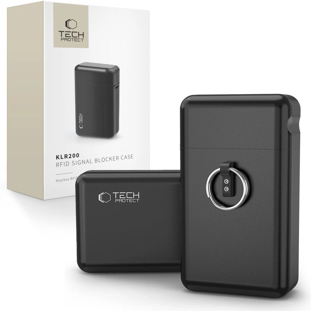 Tech-Protect KLR200 Metal Car Key Case RFID-blokering - sort