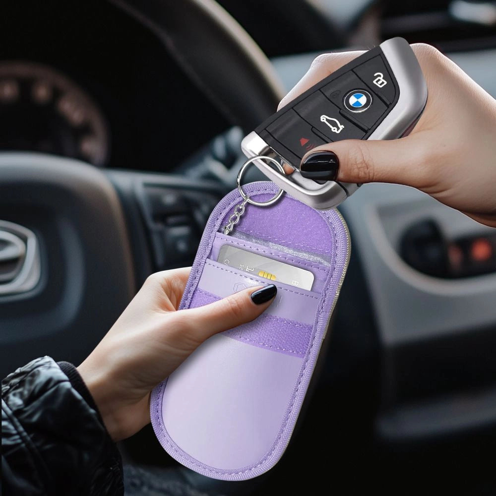 Tech-Protect KLR100 RFID-blokerende bilnøgleskabe - lilla