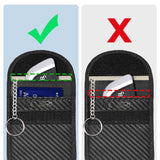 Tech-Protect KLR100 RFID-blokerende bilnøglesække - sort - carbon