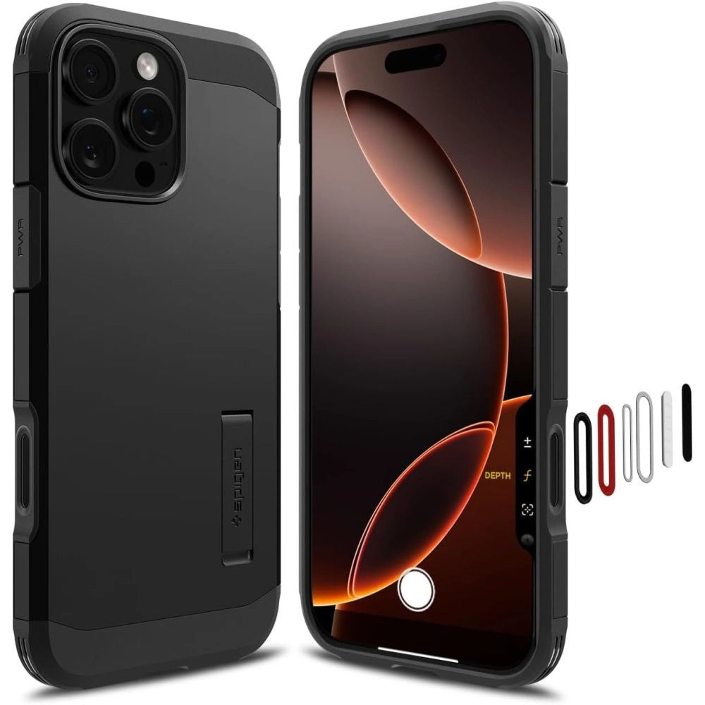 Spigen Tough Armor "T" MagSafe-fodral til iPhone 16 Pro Max - sort