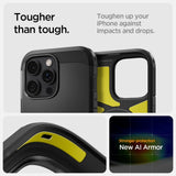 Spigen Tough Armor "T" MagSafe-fodral til iPhone 16 Pro Max - sort