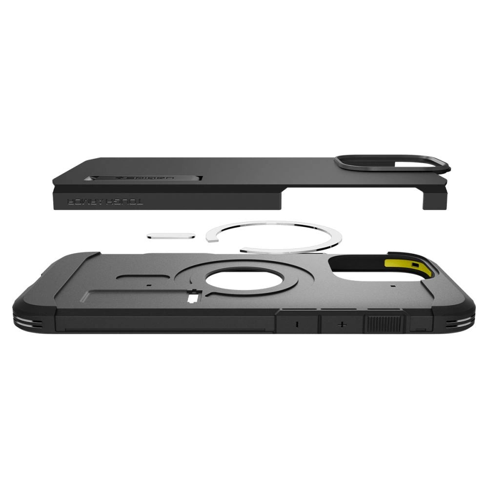 Spigen Tough Armor "T" MagSafe-fodral til iPhone 16 Pro - sort