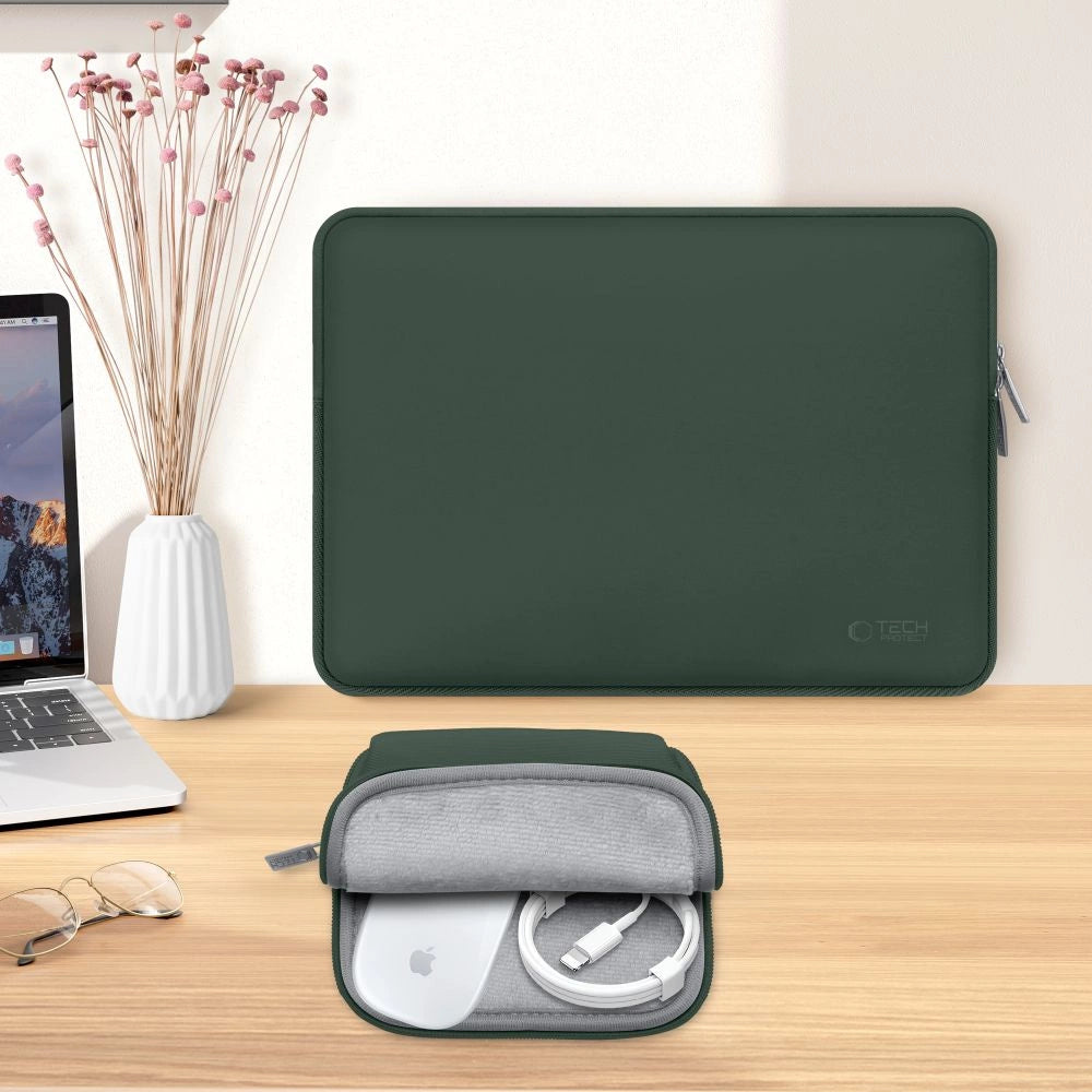 Tech-Protect Neoslim 13-14 Laptop Bag - Grøn