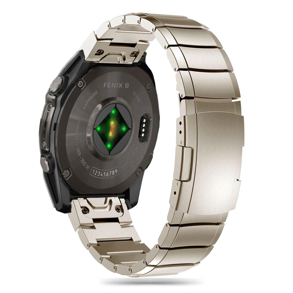 Tech-Protect SteelBand Armbånd til Garmin Fenix 5 / 6 / 6 PRO / 7 / 8 (47 MM) / E - Titanium
