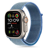 Tech-Protect Nylon Strap til Apple Watch 44 / 45 / 46 / 49 mm - Blå
