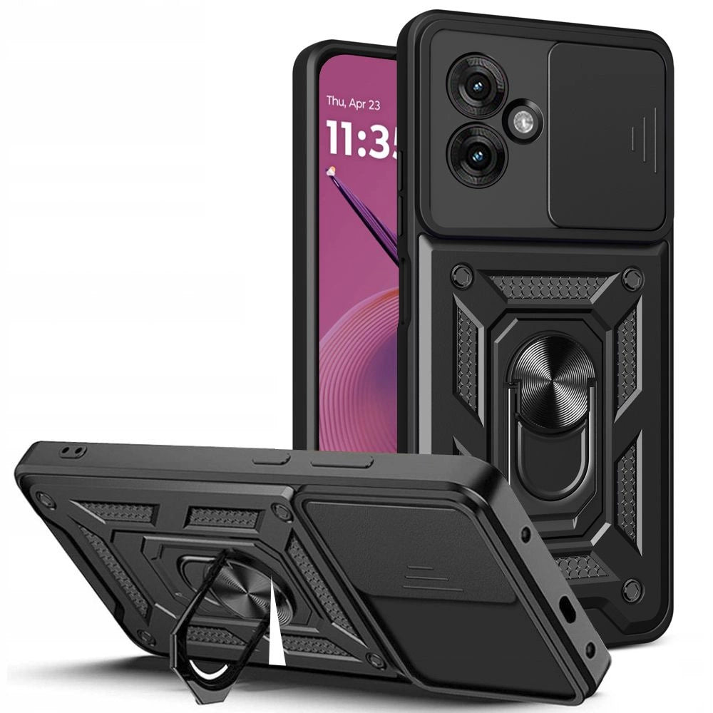 Tech-Protect CamShield Pro Case til Motorola Moto G55 5G - sort