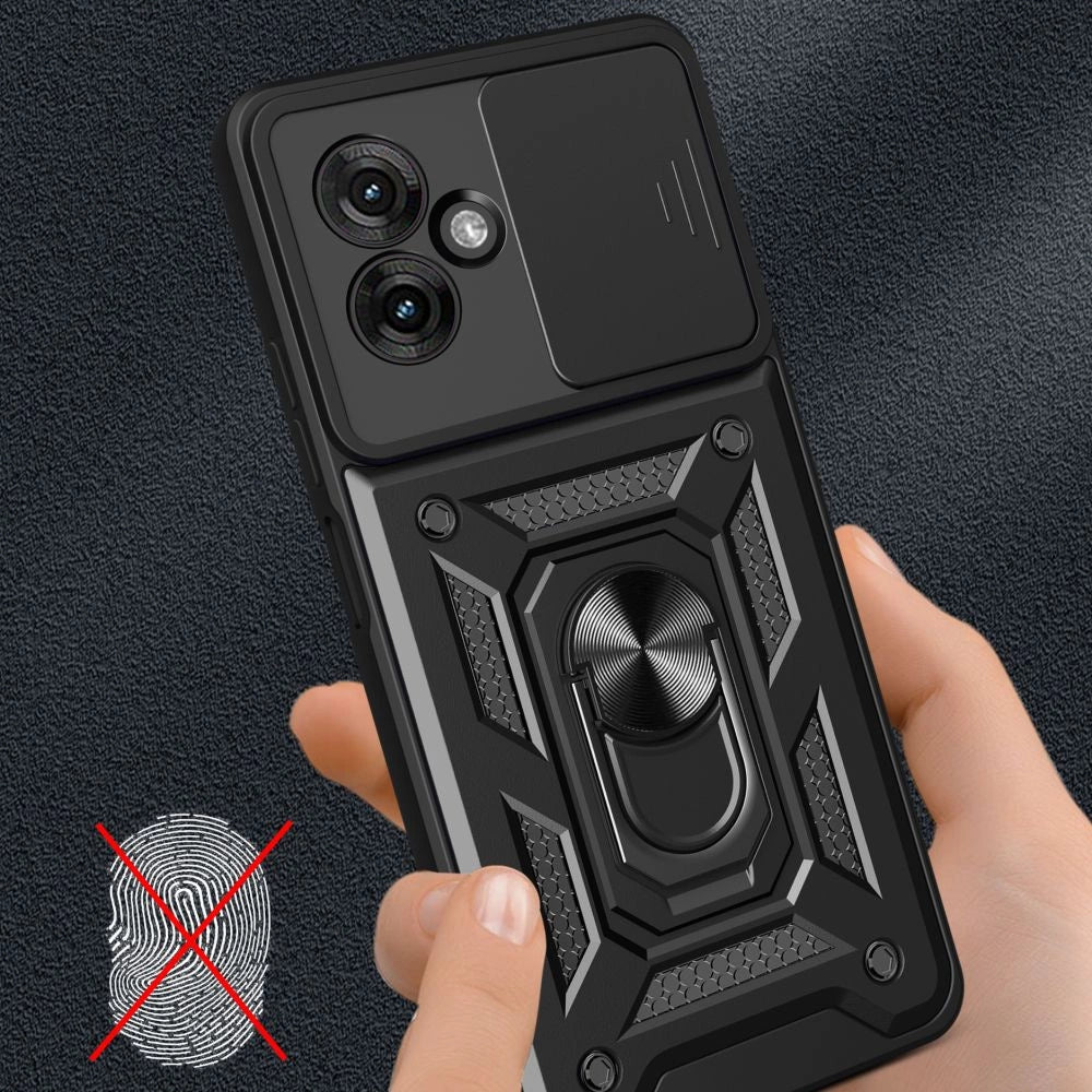 Tech-Protect CamShield Pro Case til Motorola Moto G55 5G - sort