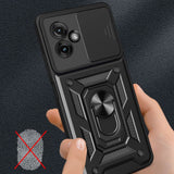 Tech-Protect CamShield Pro Case til Motorola Moto G55 5G - sort
