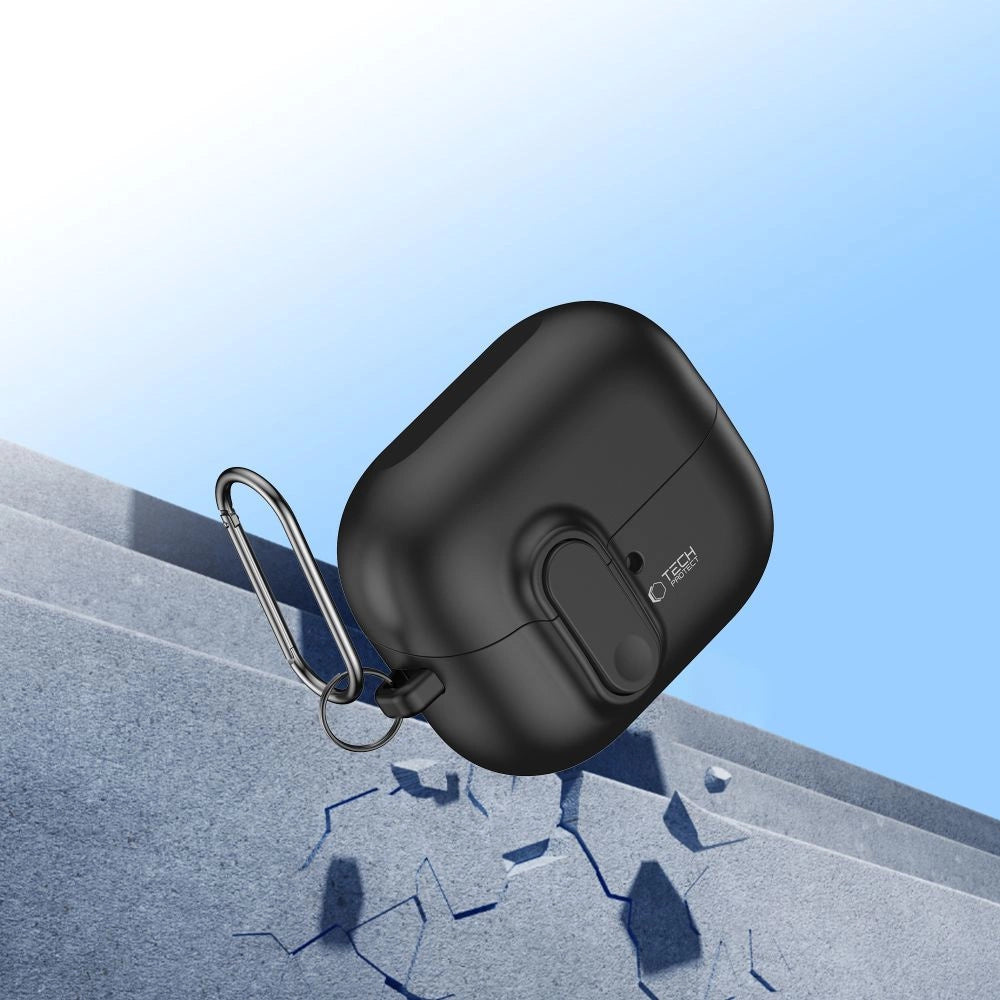 Tech-Protect Slim Hook Case til Samsung Galaxy Buds 3 / 3 Pro - sort