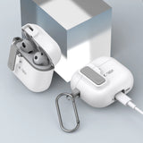 Tech-Protect Slim Hook Case til AirPods 4 - hvid