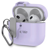 Tech-Protect Slim Hook Case til AirPods 4 - lilla