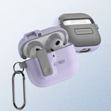 Tech-Protect Slim Hook Case til AirPods 4 - lilla