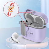 Tech-Protect Slim Hook Case til AirPods 4 - lilla