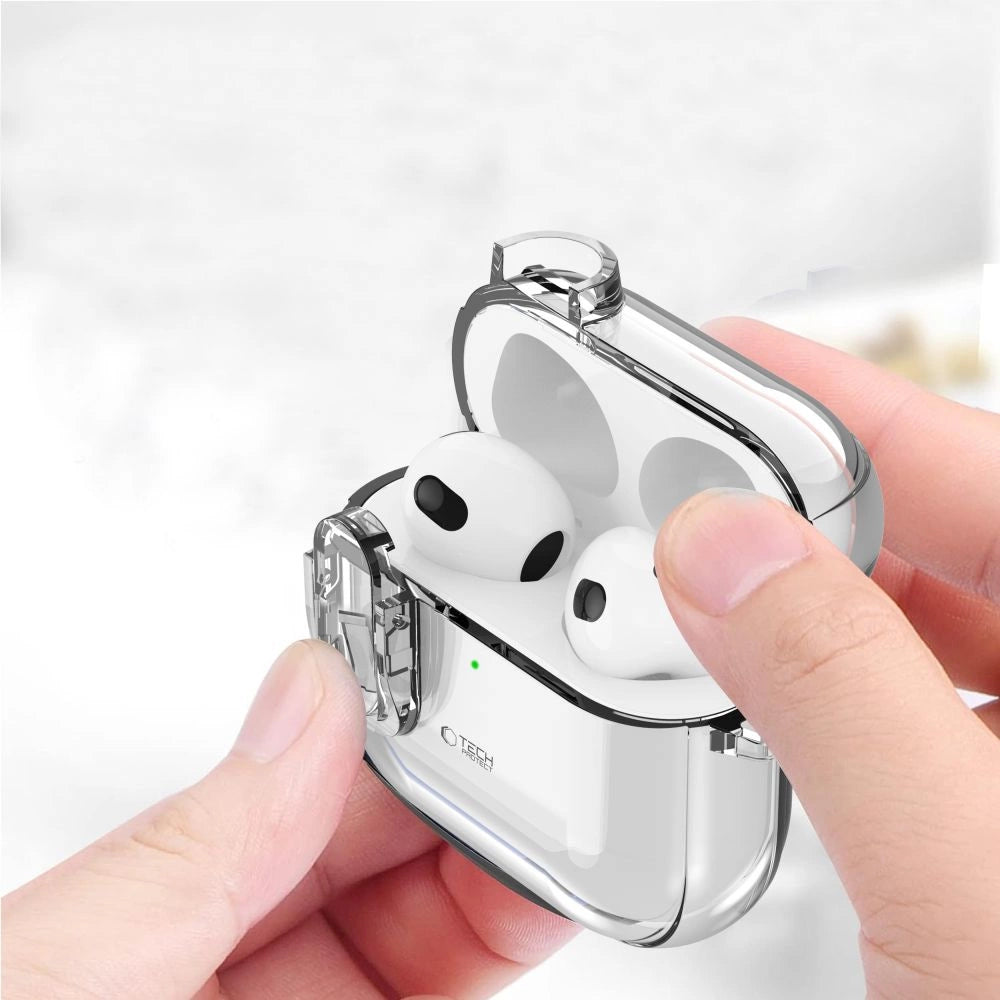 Tech-Protect Slim Hook Case til AirPods 4 - klar