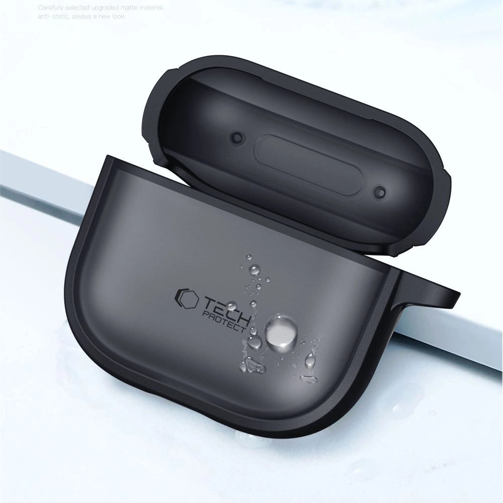 Tech-Protect Slim Hook Case til AirPods 4 - sort