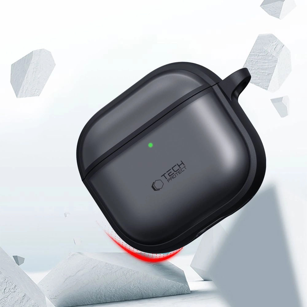 Tech-Protect Slim Hook Case til AirPods 4 - sort