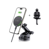 Tech-Protect MM15W-V7 QI2 bilholder med induktiv oplader - sort