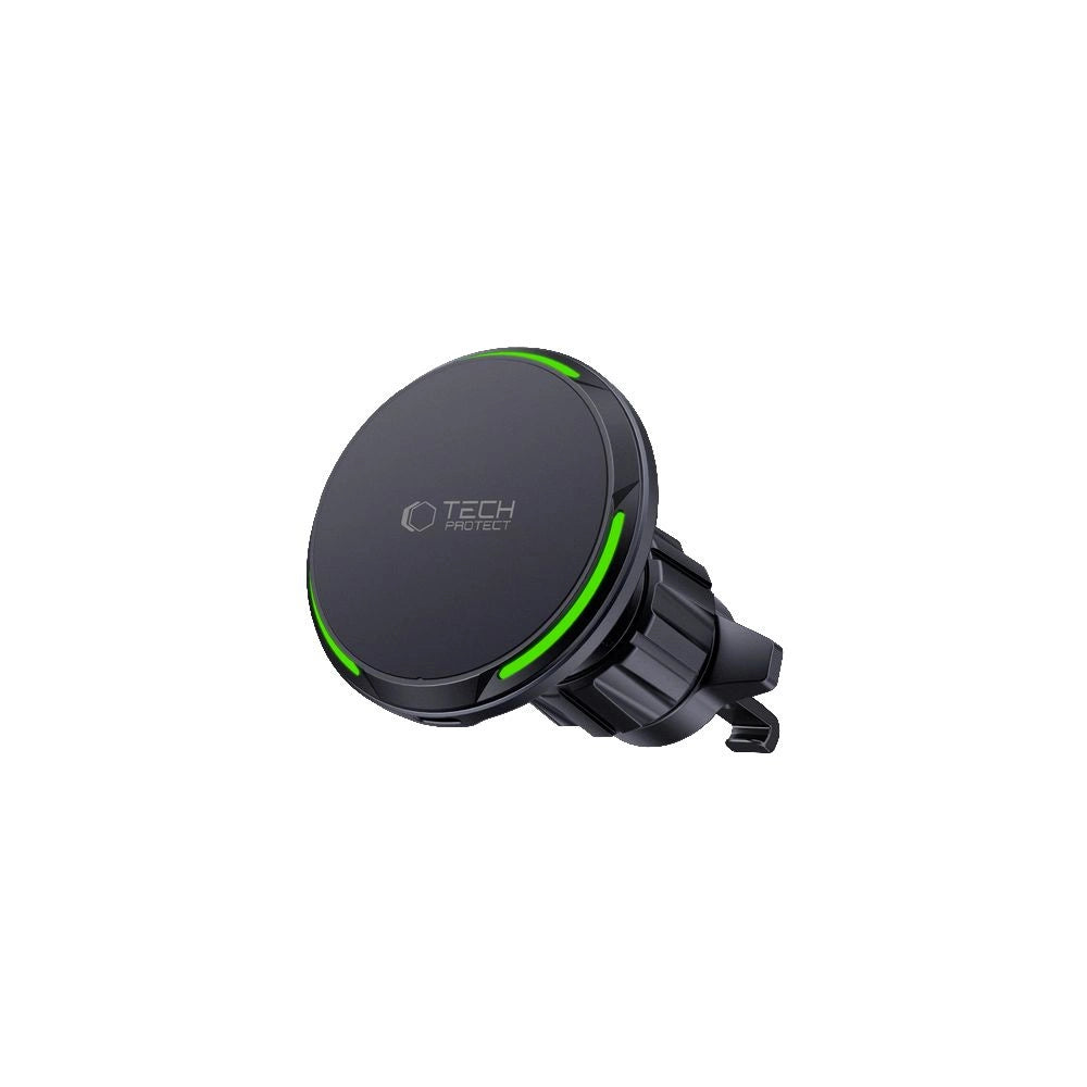 Tech-Protect MM15W-V7 QI2 bilholder med induktiv oplader - sort