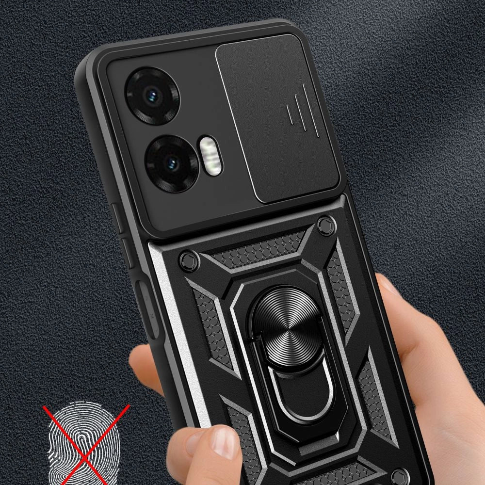Tech-Protect CamShield Pro Case til Motorola Moto G35 5G - sort