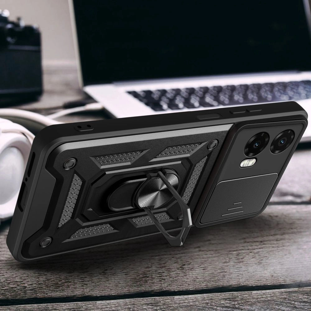 Tech-Protect CamShield Pro Case til Motorola Moto G35 5G - sort