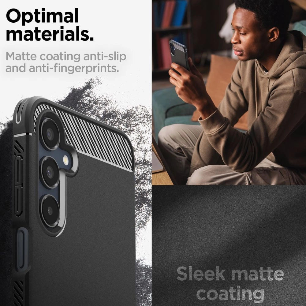 Spigen Rugged Armor Case til Samsung Galaxy A16 4G / 5G - sort