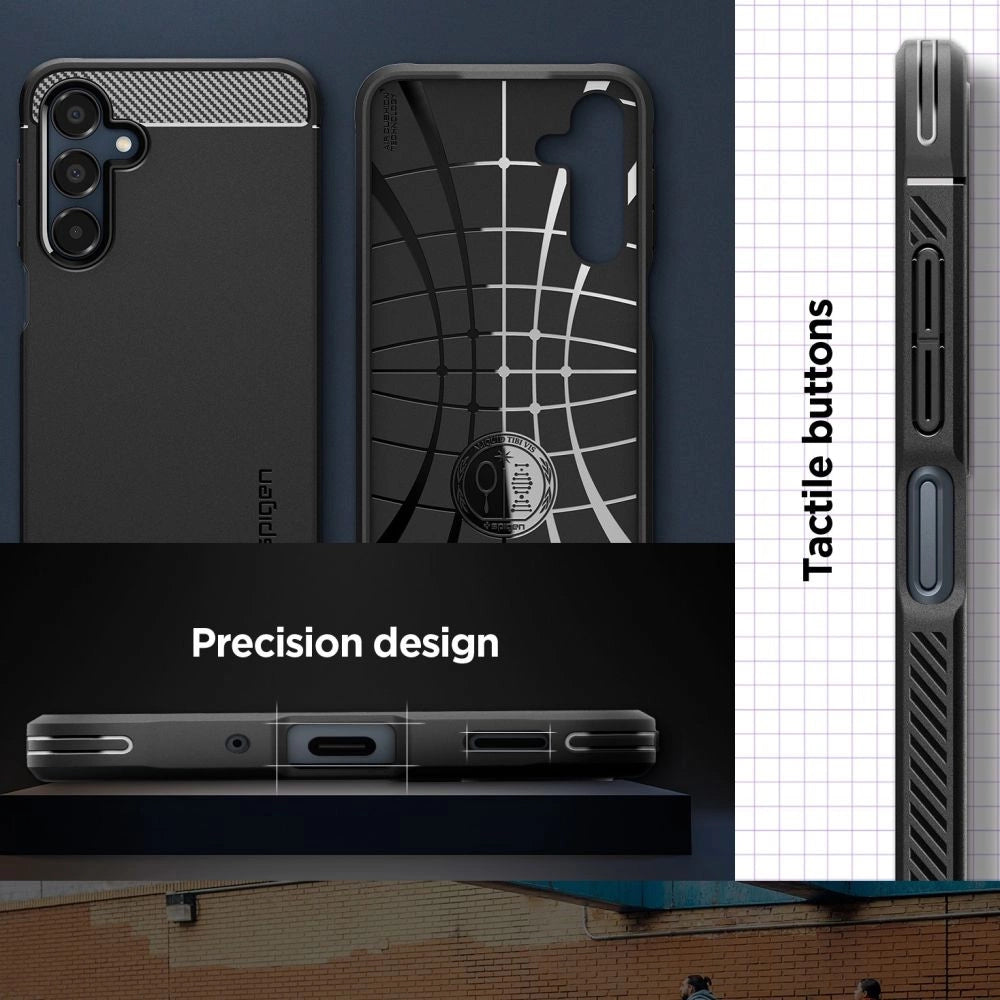 Spigen Rugged Armor Case til Samsung Galaxy A16 4G / 5G - sort
