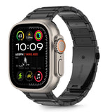 Tech-Protect rustfrit armbånd til Apple Watch 44 / 45 / 46 / 49 mm - sort
