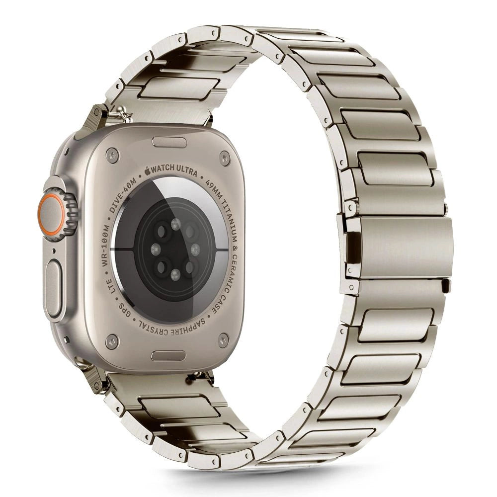 Tech-Protect rustfrit armbånd til Apple Watch 44 / 45 / 46 / 49 mm - titanium
