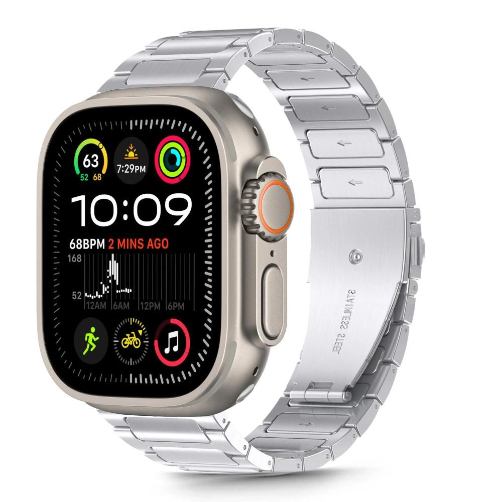 Tech-Protect rustfrit armbånd til Apple Watch 44 / 45 / 46 / 49 mm - Silver