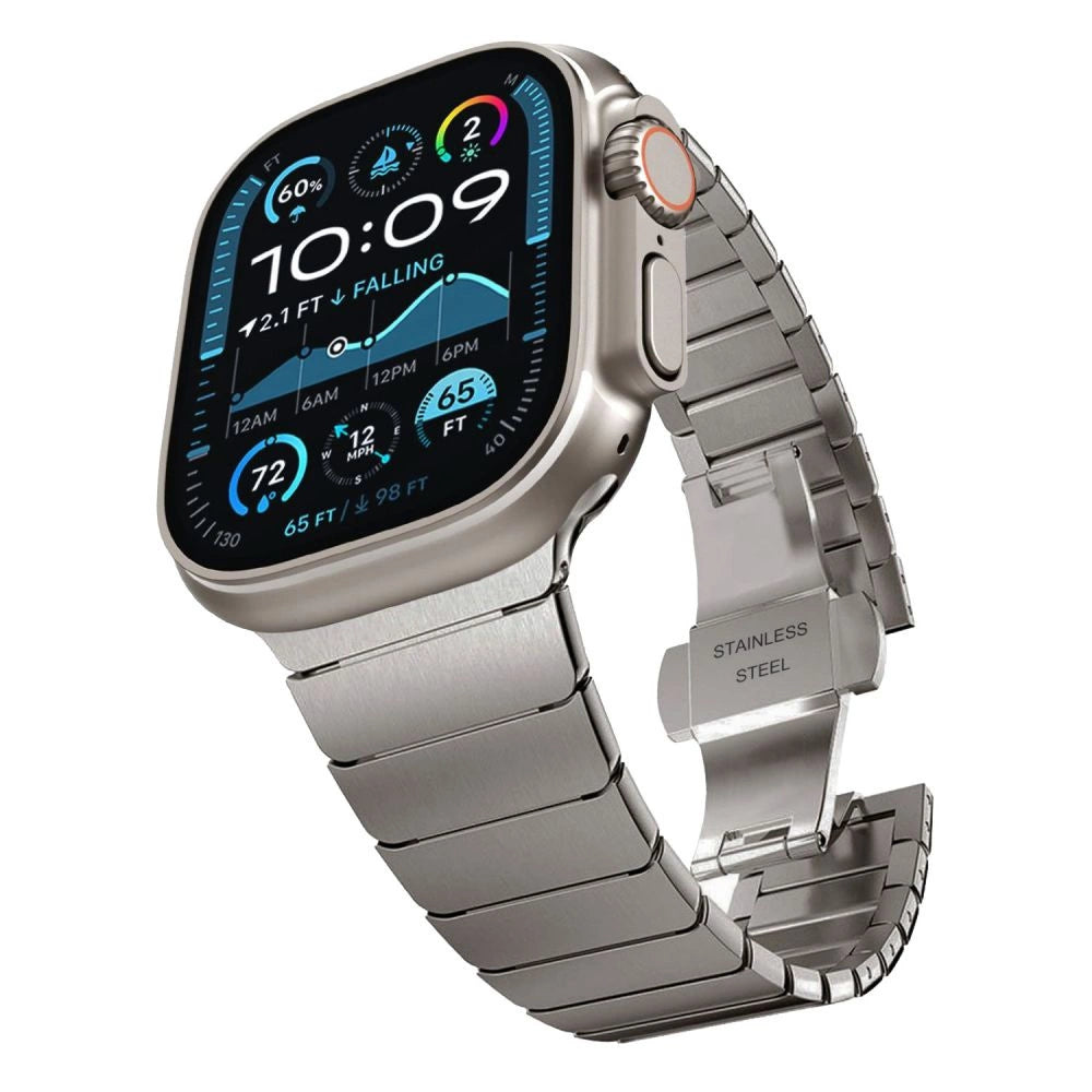 Tech-Protect LinkBand Armbånd til Apple Watch 44 / 45 / 46 / 49 mm - Titanium