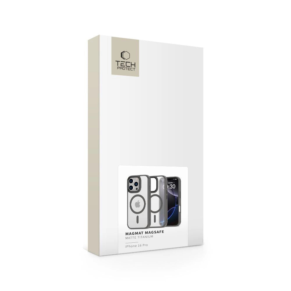 Tech-Protect MagMat MagSafe-hylster til iPhone 16 Pro - titanium