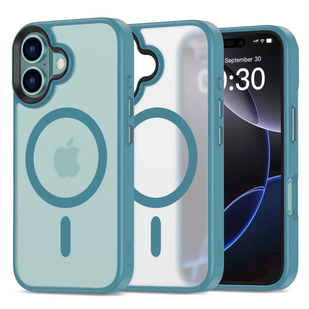 Tech-Protect MagMat MagSafe iPhone 16 Case - Blå