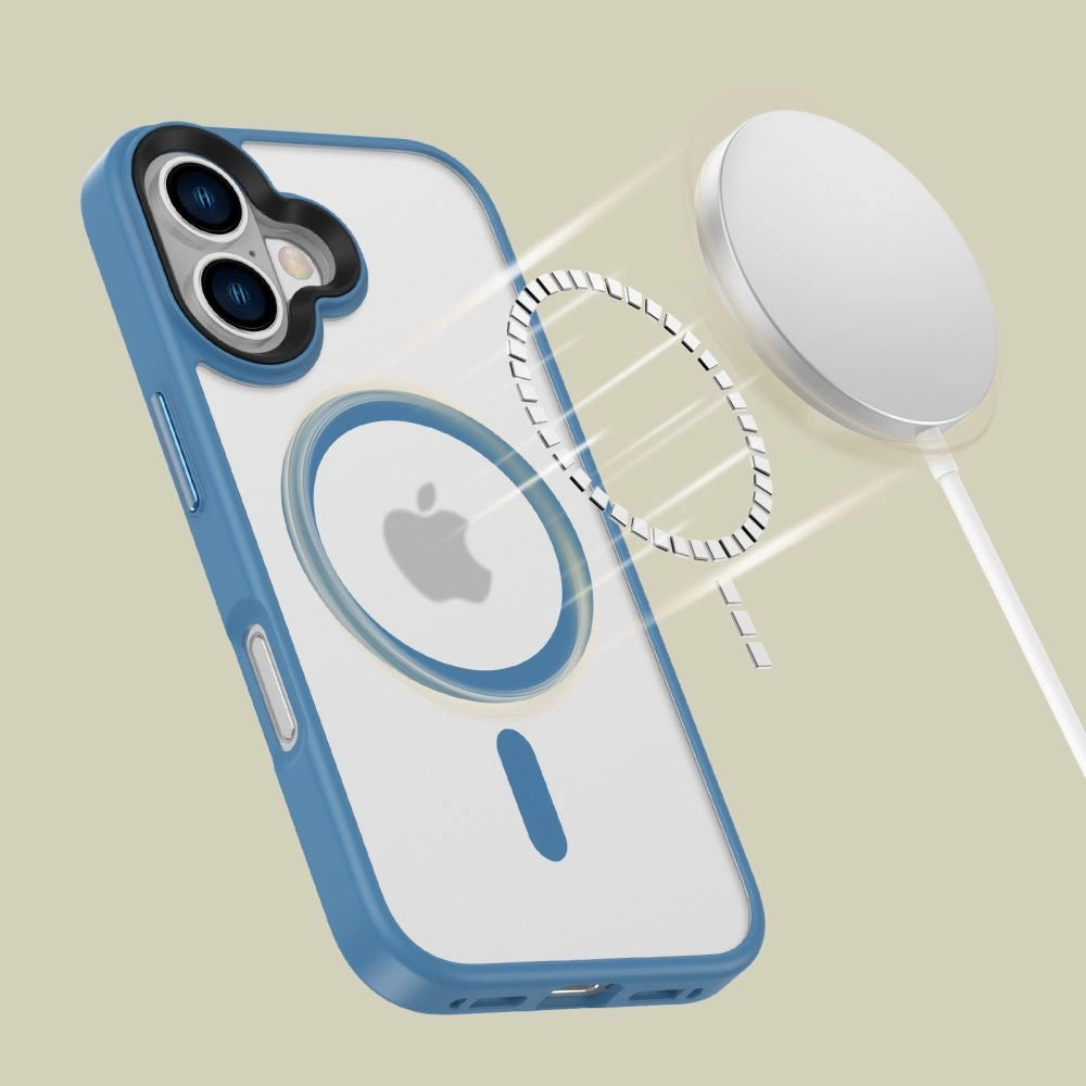 Tech-Protect MagMat MagSafe iPhone 16 Case - Blå
